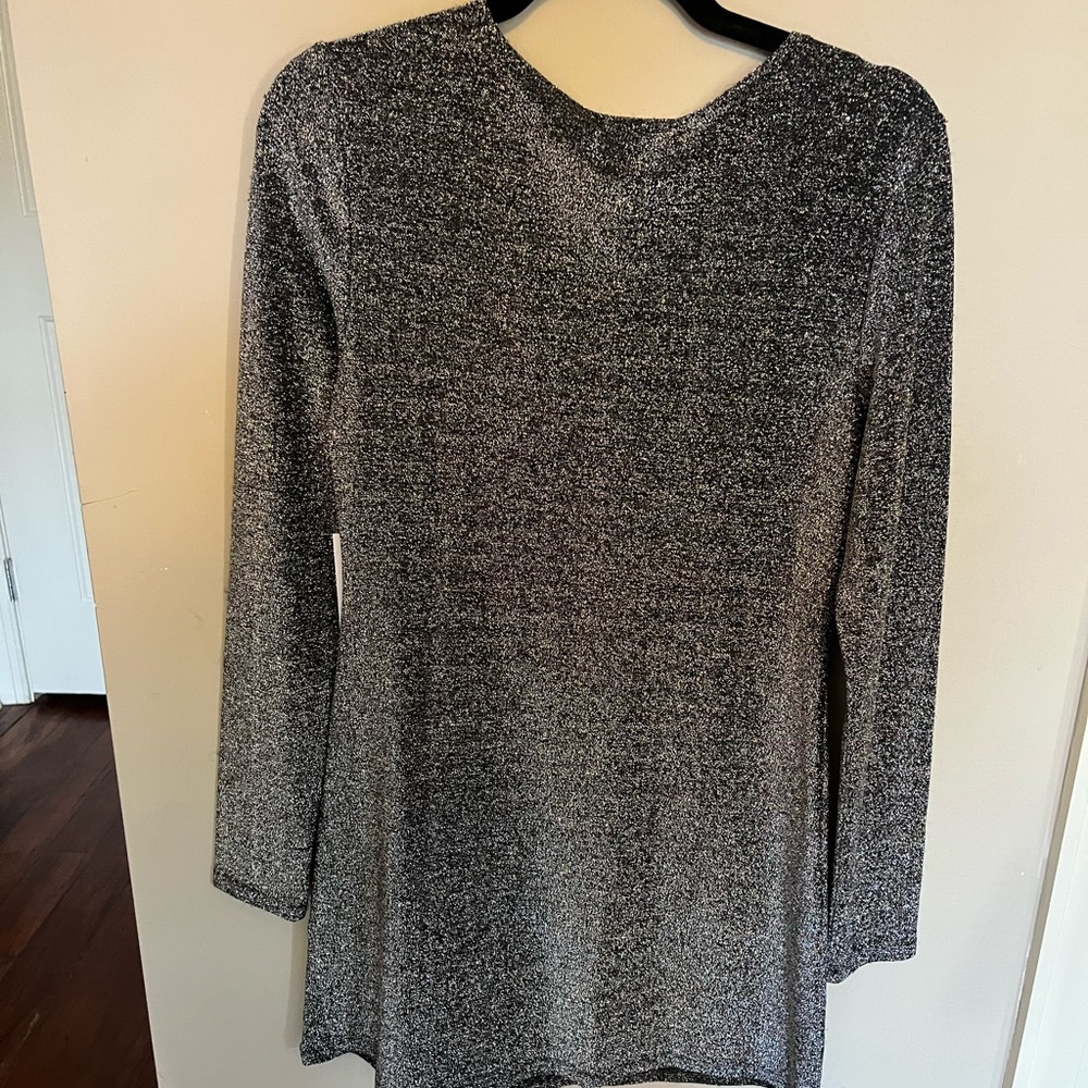 Reformation Black Sparkly Dress